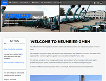 Tablet Screenshot of neumeier-gmbh.com